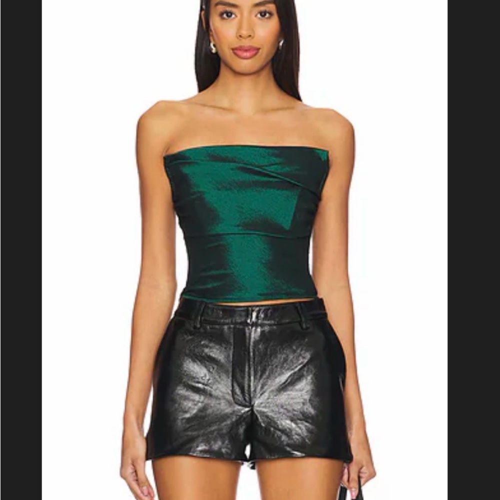Lovers + Friends Emerald Strapless Crop Top